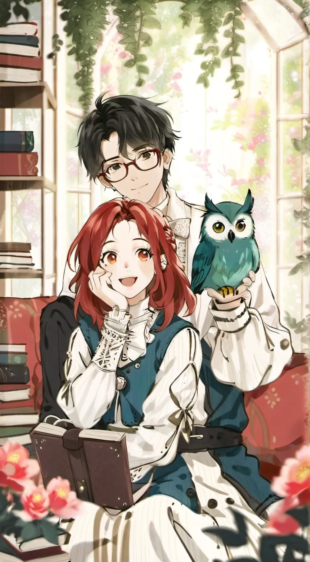 ai character: ",*☆Flora☆*," background