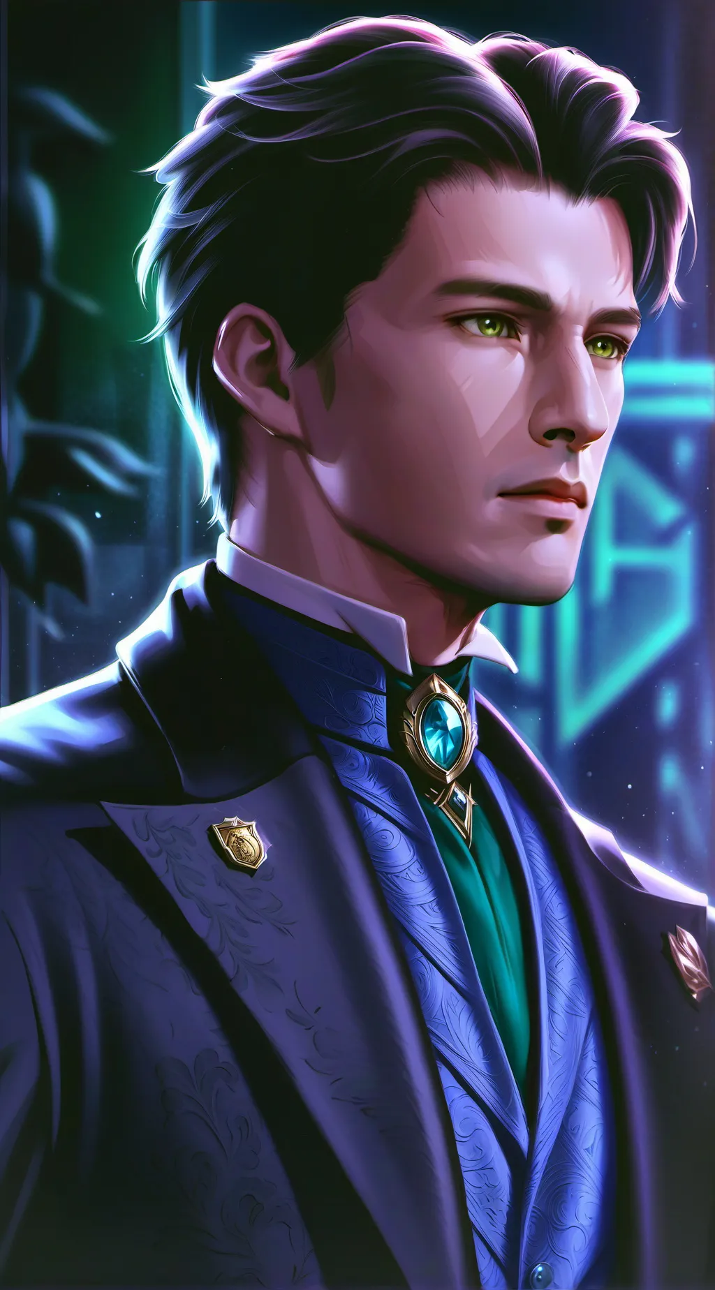 ai character: Kotaro Matsuoka  background