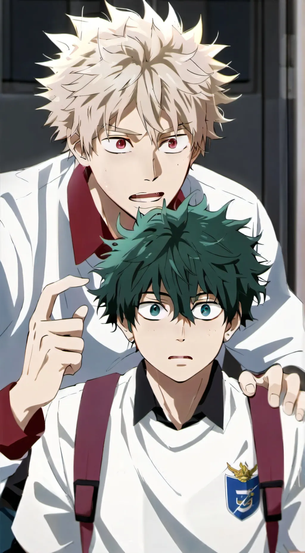 ai character: Deku villano background