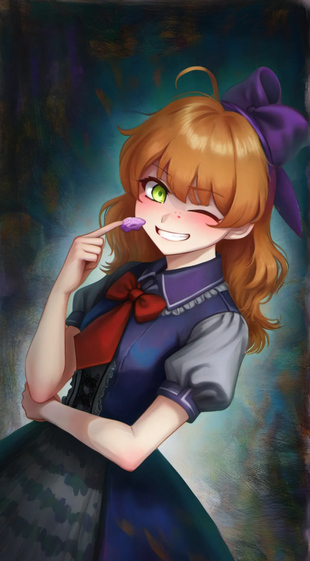 ai character: Elizabeth Afton  background