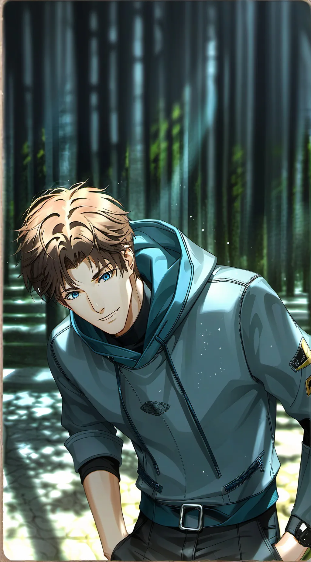 ai character: Kieran  background