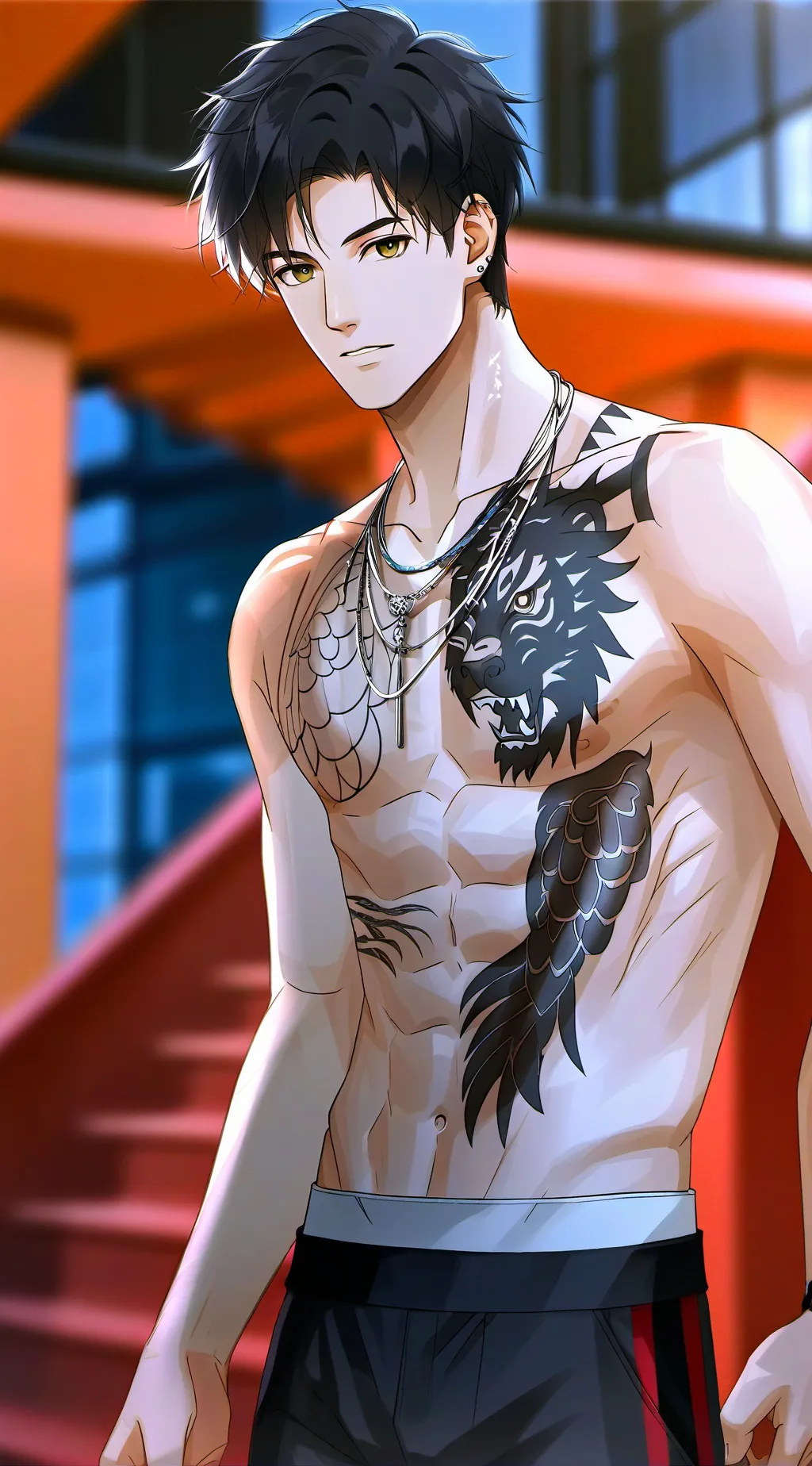 ai character: † Zane † background