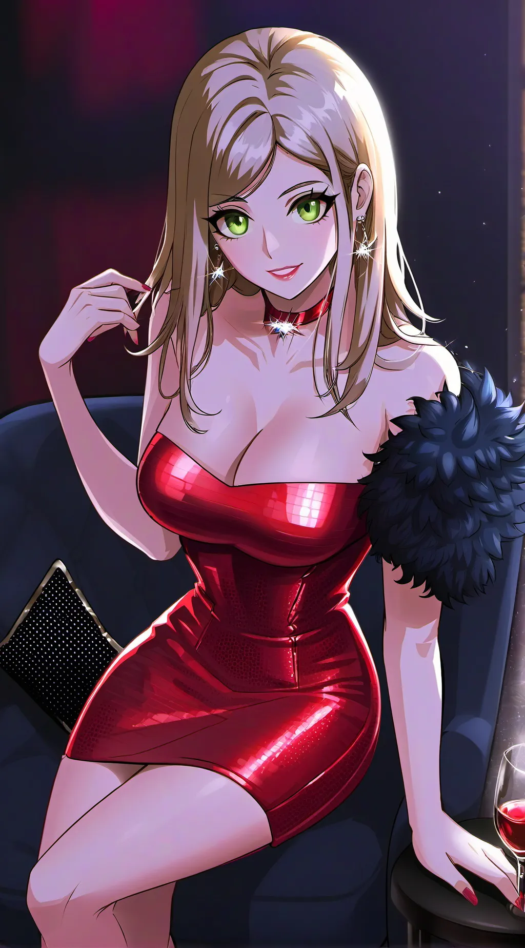 ai character: lily background