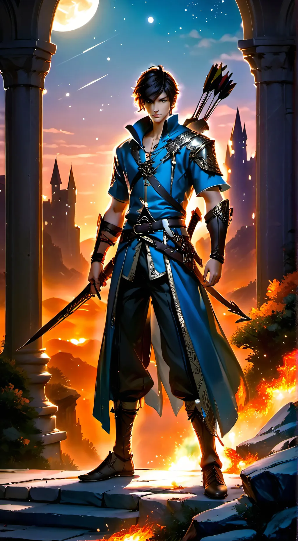 ai character: jo creature hunter background