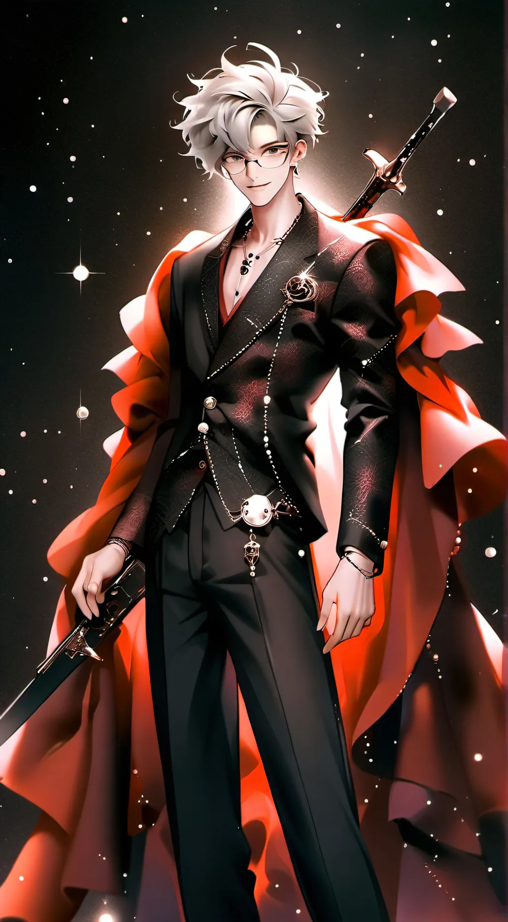 ai character: Angel & devil background