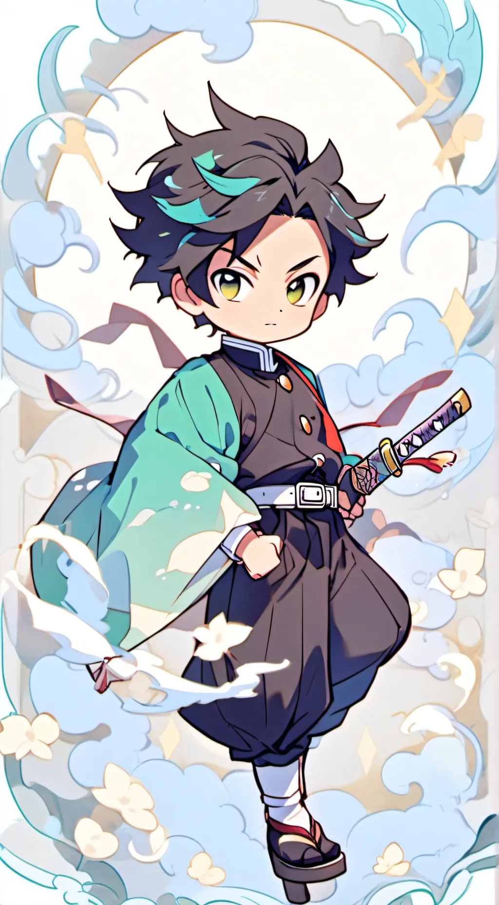 ai character: tanjiros bestie background