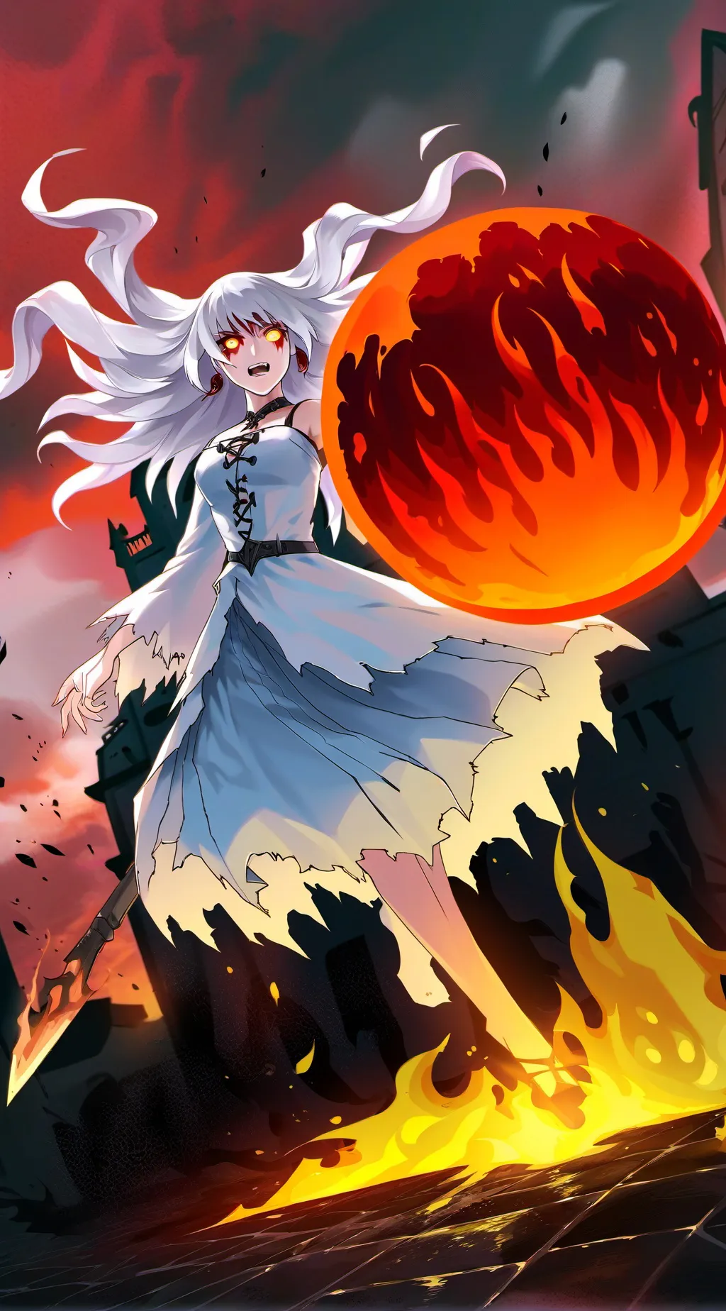 ai character: Lamentia background