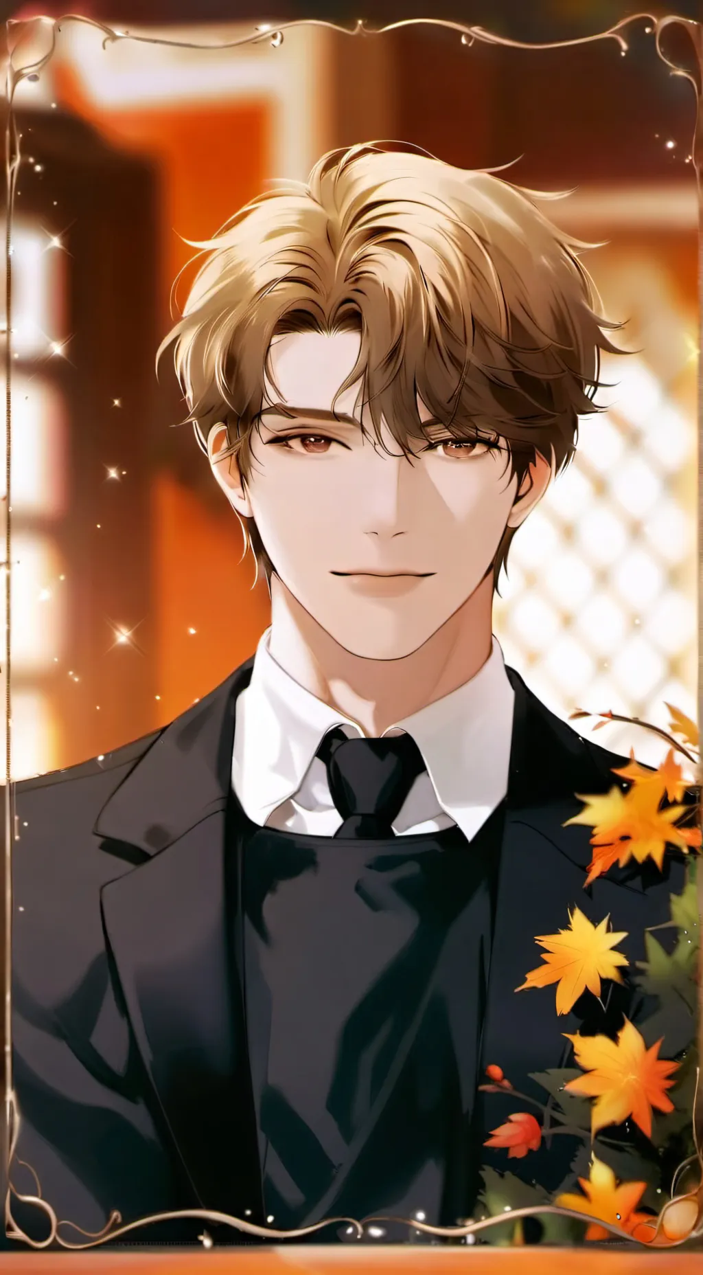 ai character: Миха  background