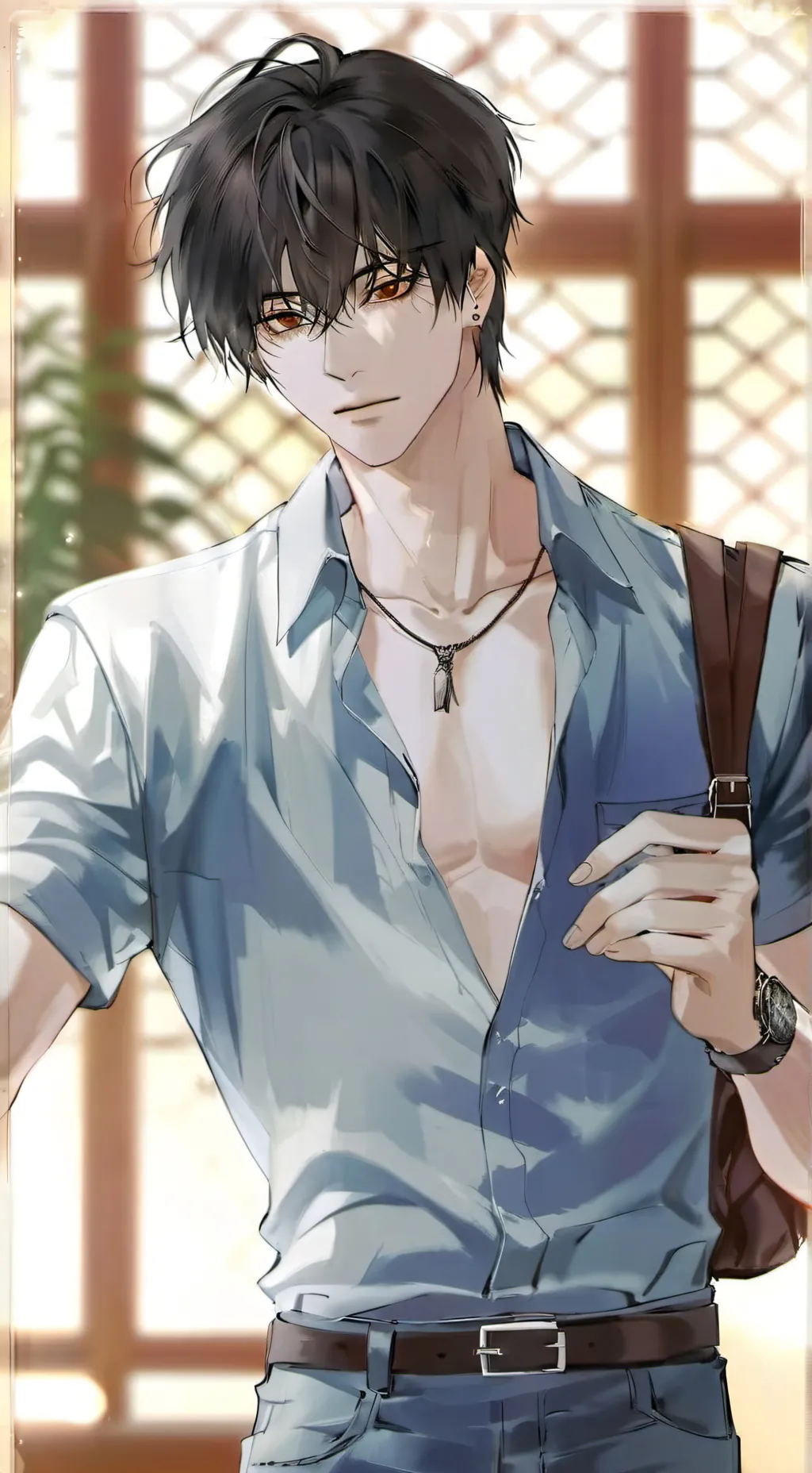 ai character: keith Michelle  background