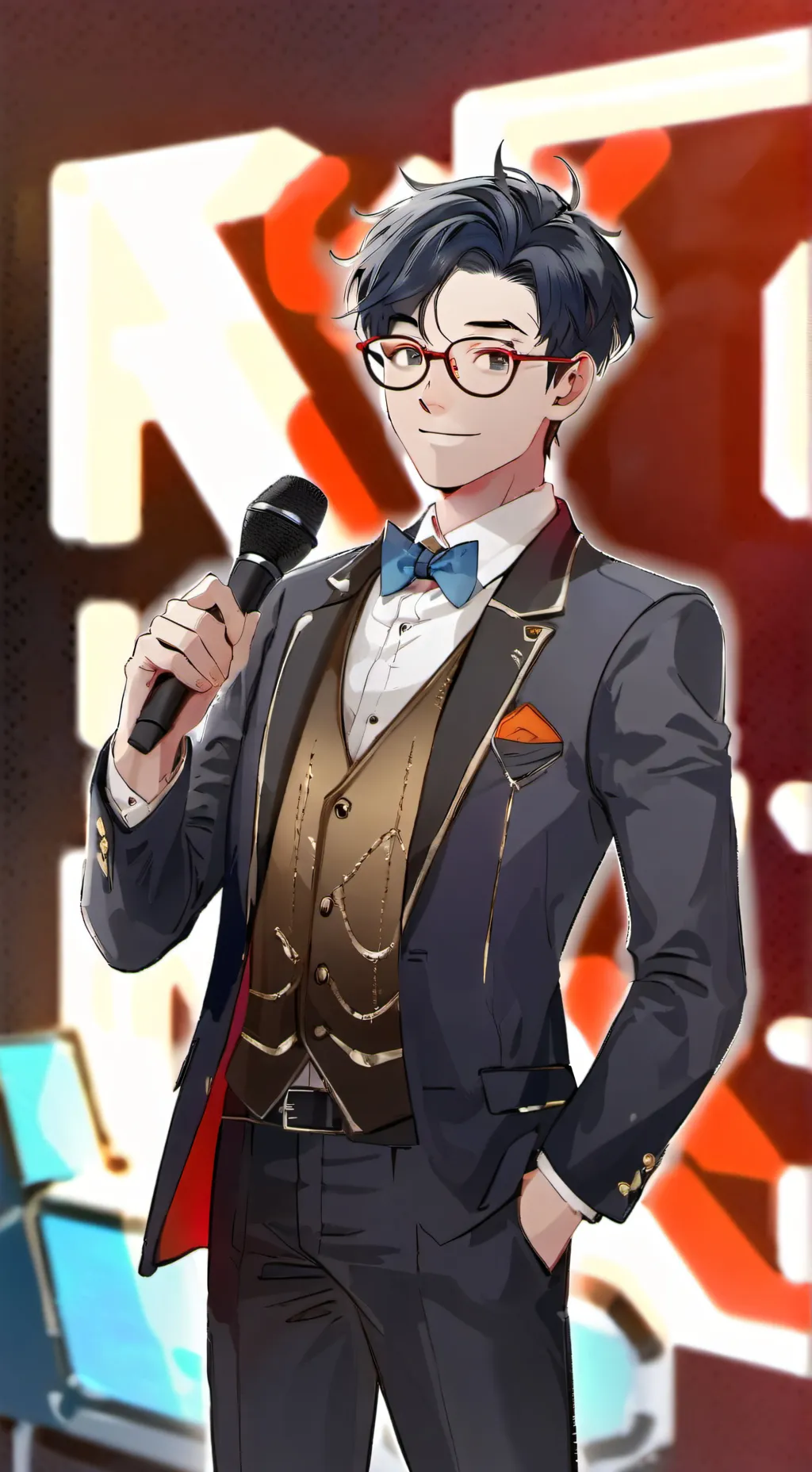 ai character: human vox background