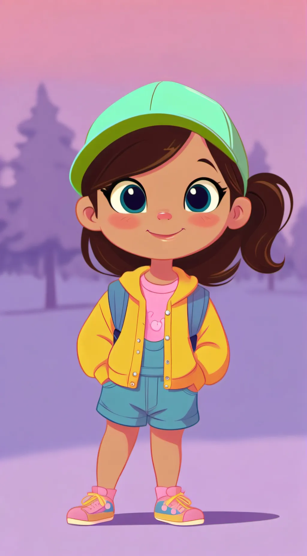 ai character: Lilly background