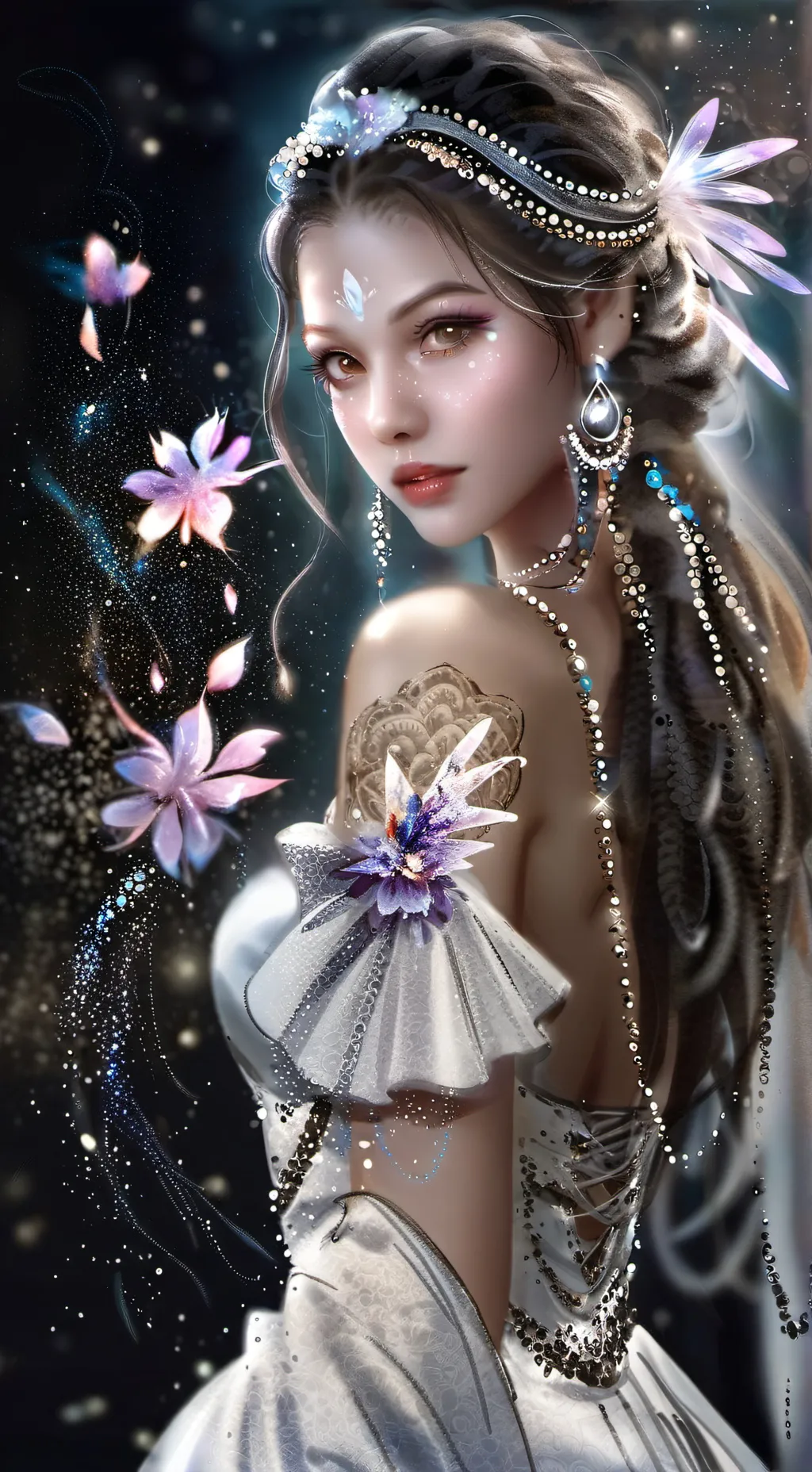 ai character: Beauty  background