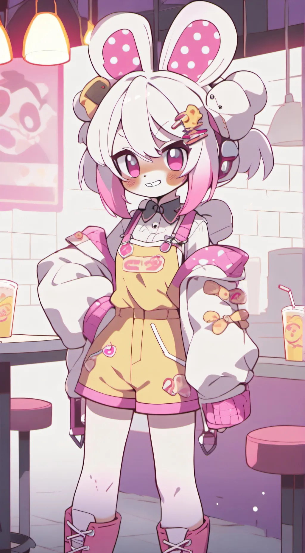 ai character: youtuber dash lite background