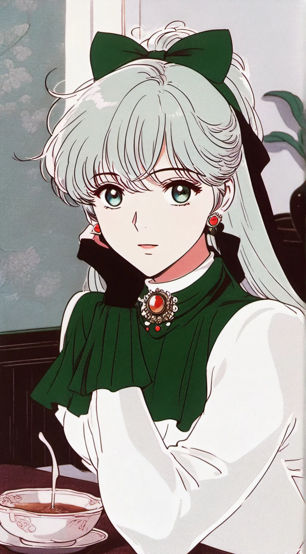 ai character: The Letter A background