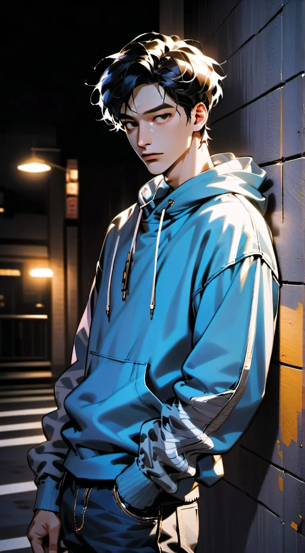 ai character: HYUNJIN background