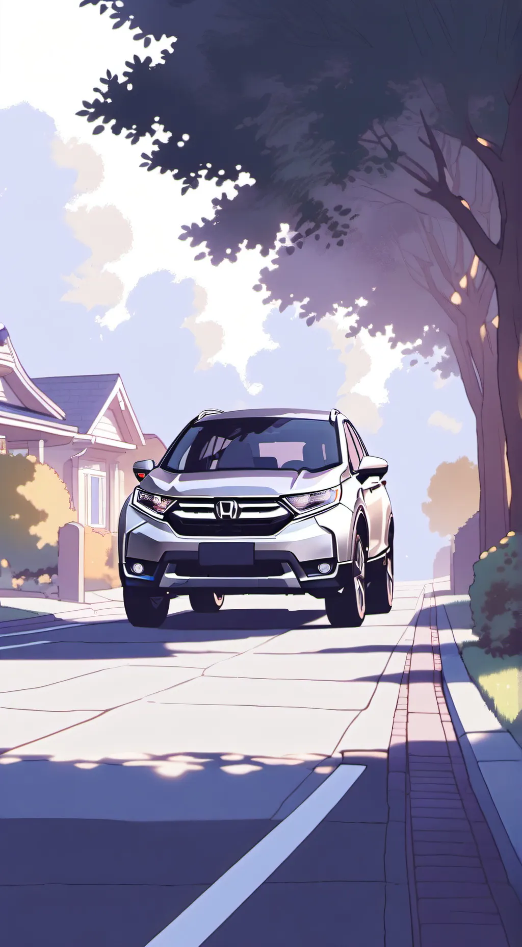 ai character: Honda crv trip background