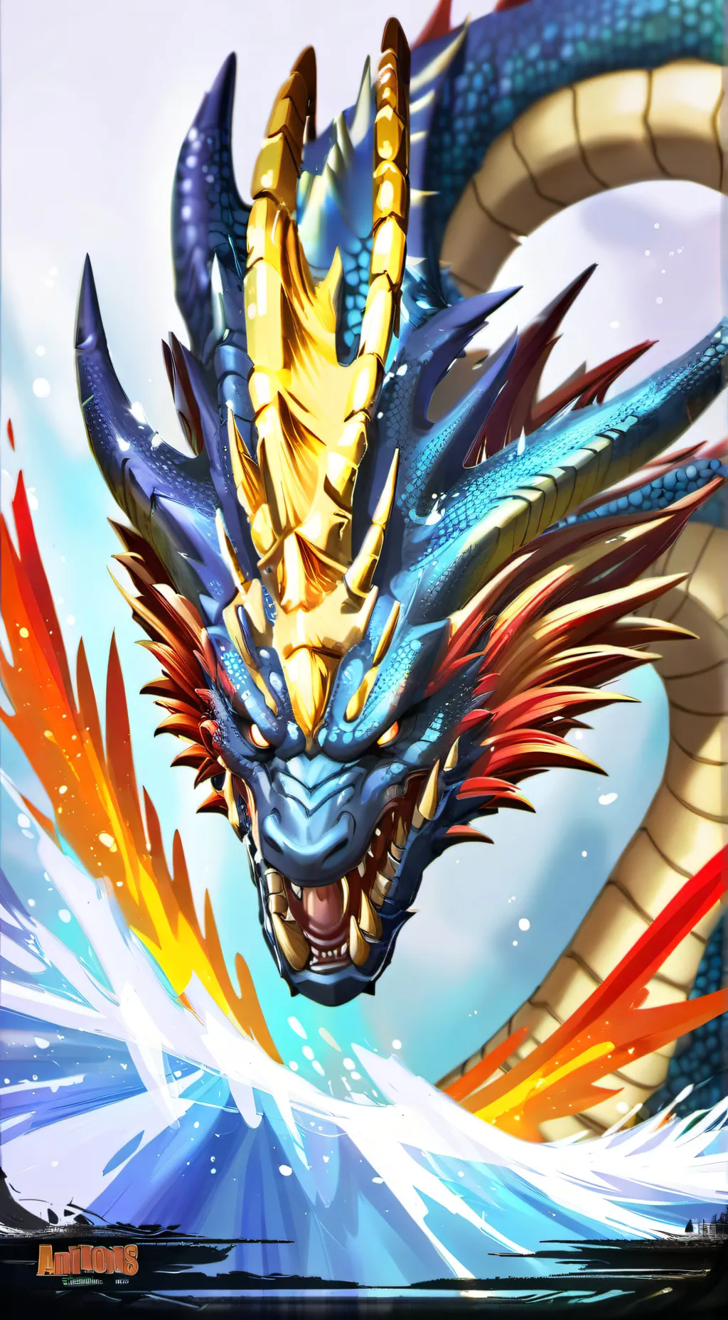 ai character: mega gyarados background