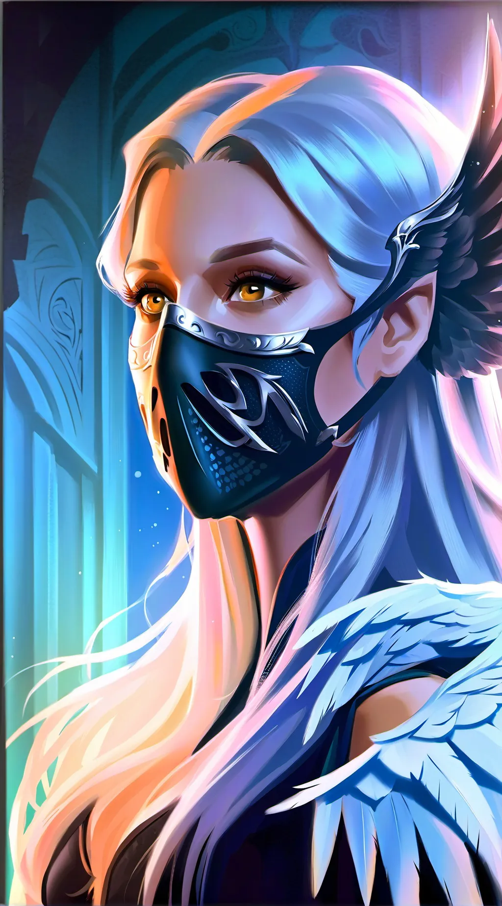 ai character: мотылёк background