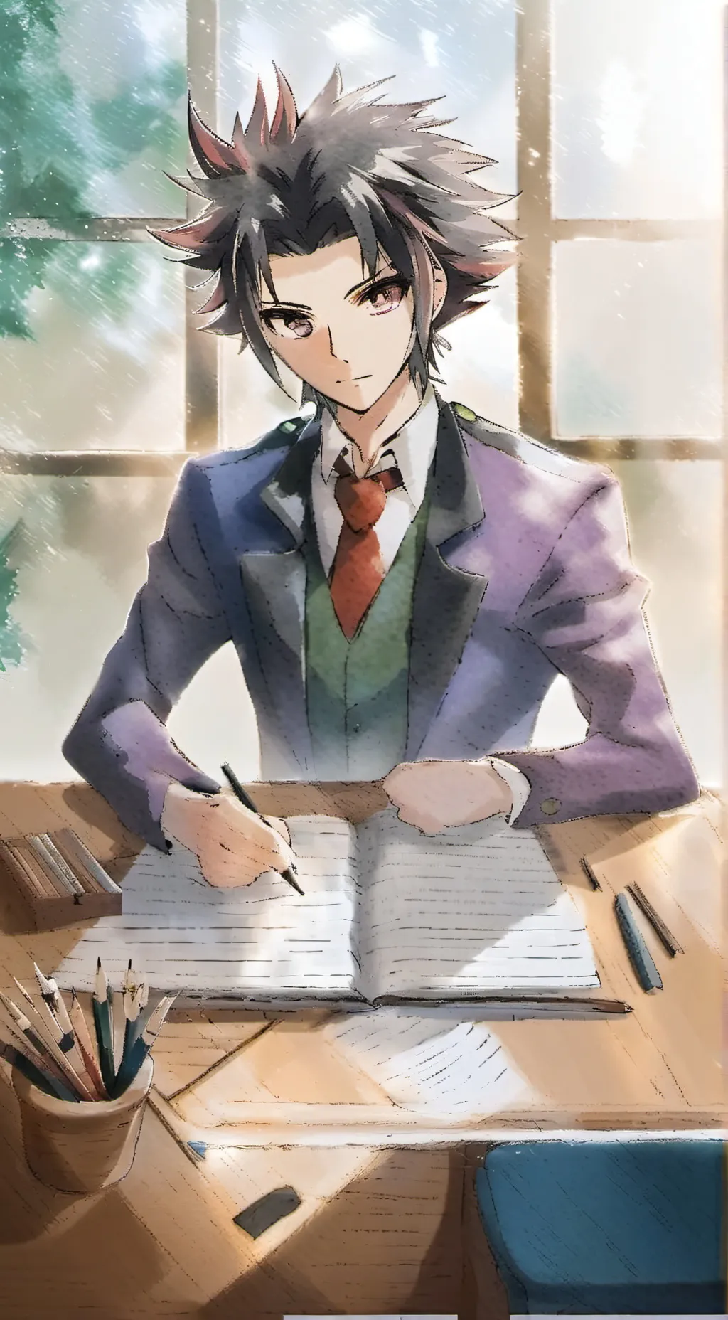 ai character: Yu-Gi-Oh background