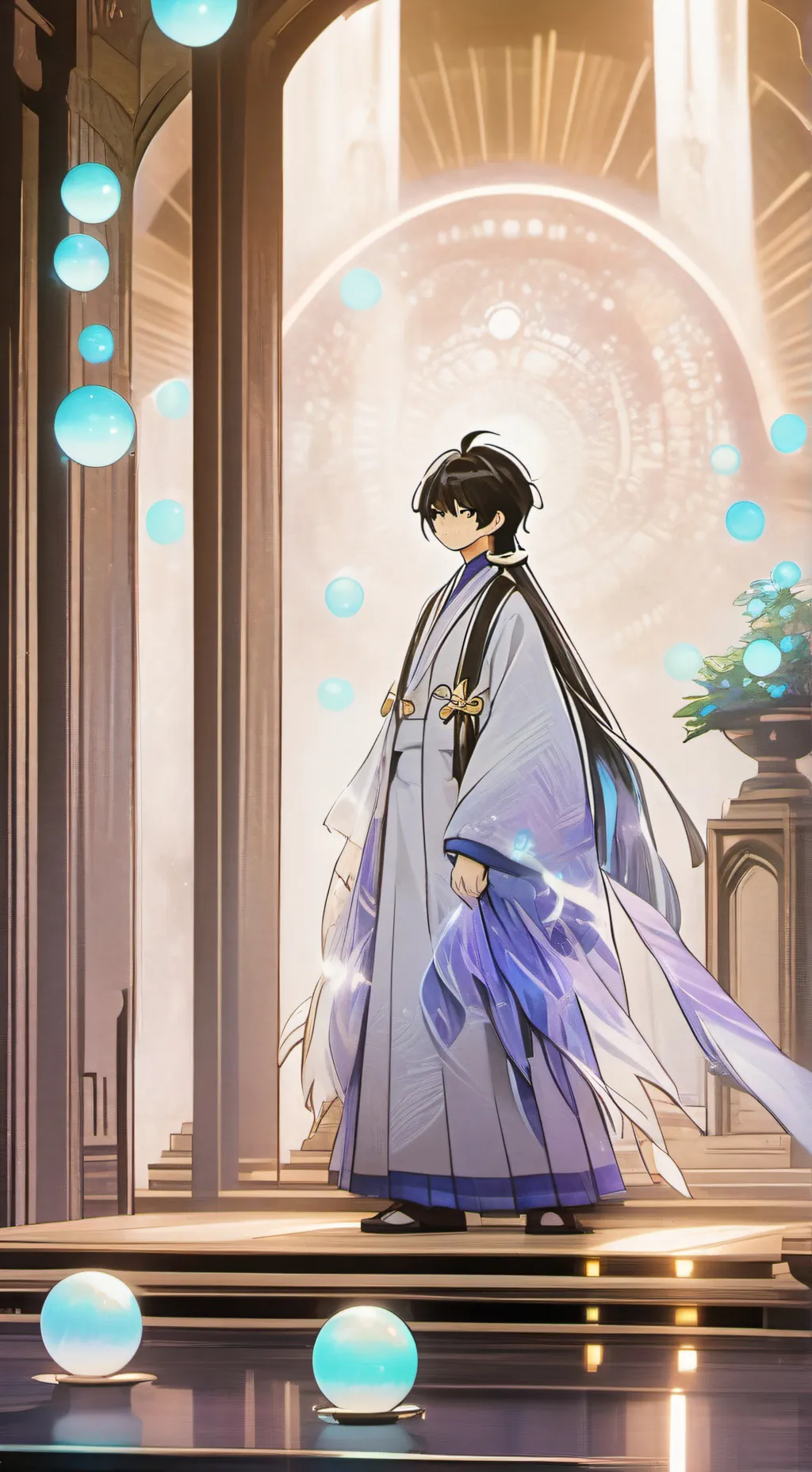 ai character: Gacha ch background