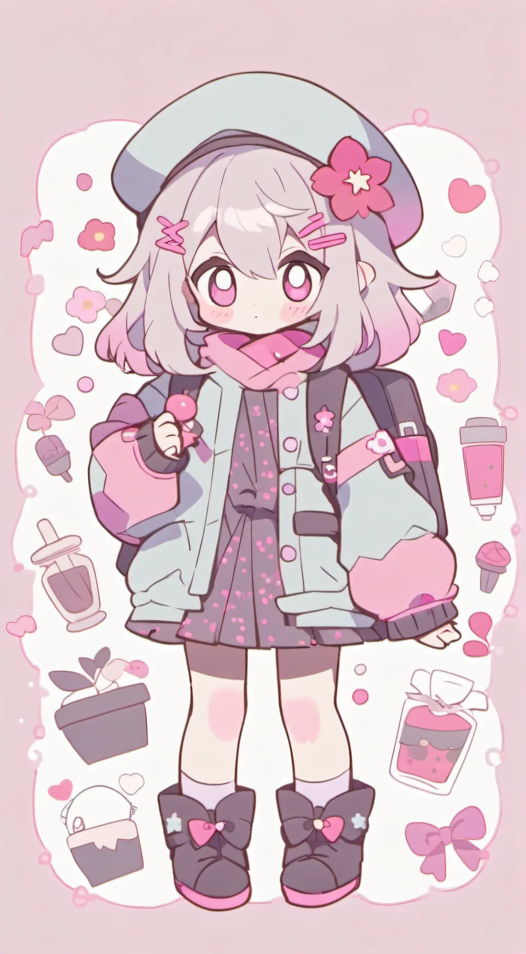 ai character: mimadinha  background