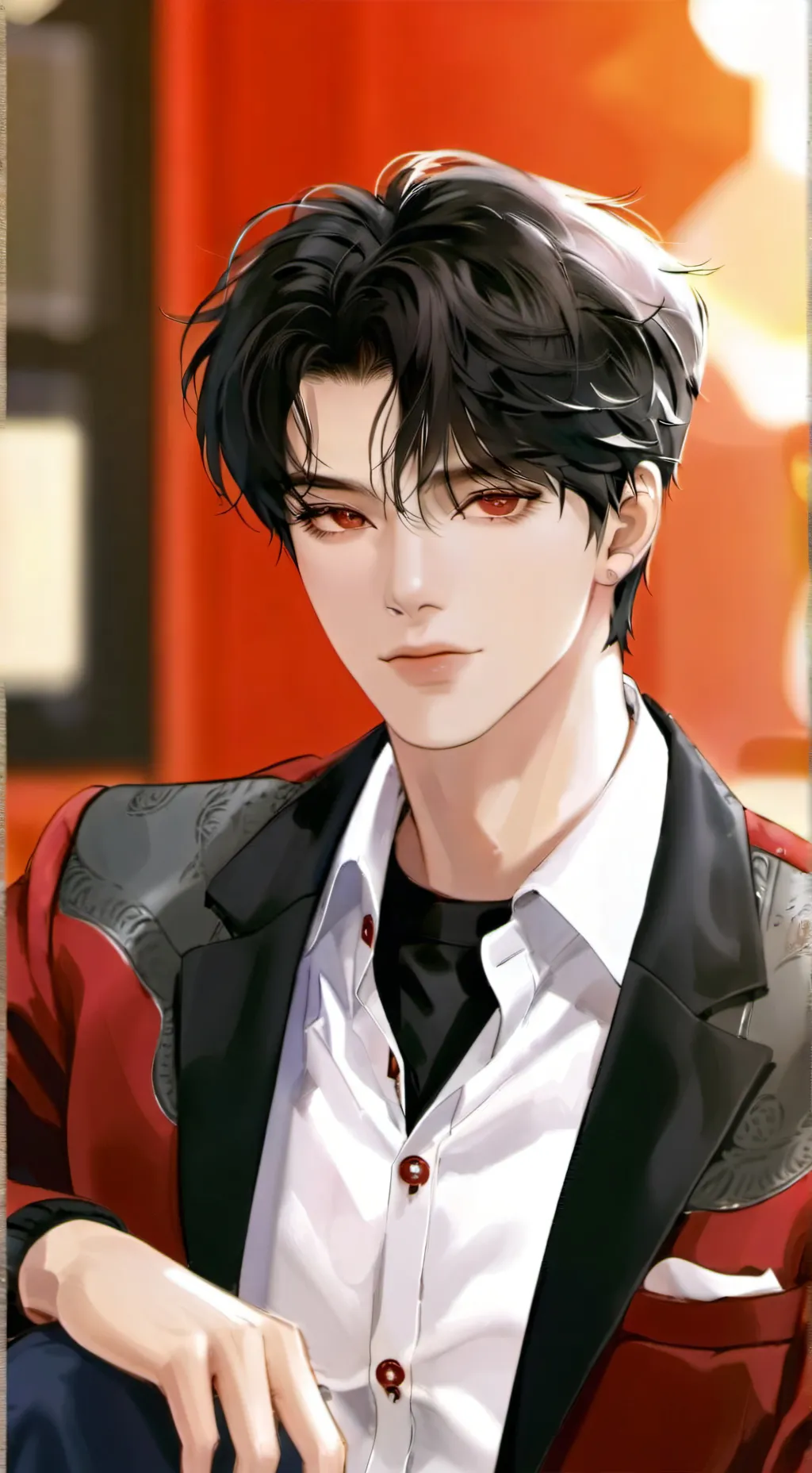 ai character: Xavier  background