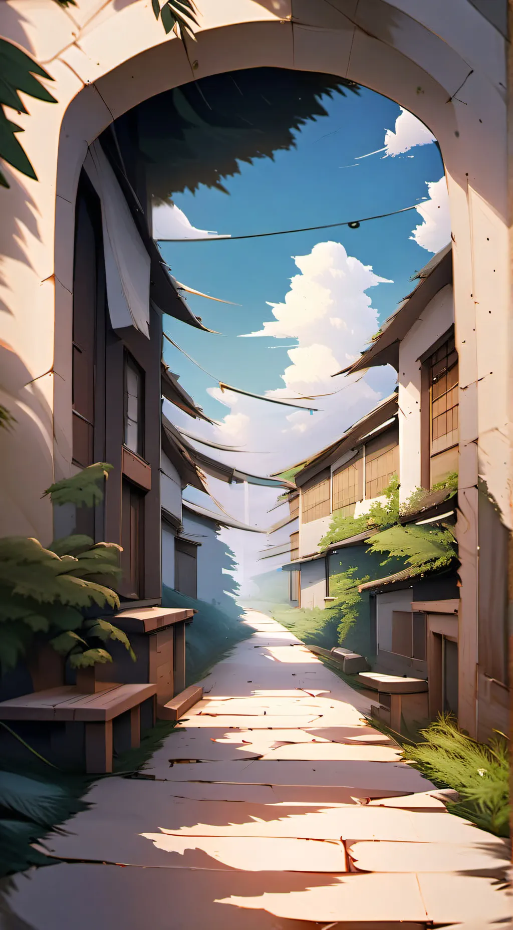 ai character: Hakuji x koyuki background