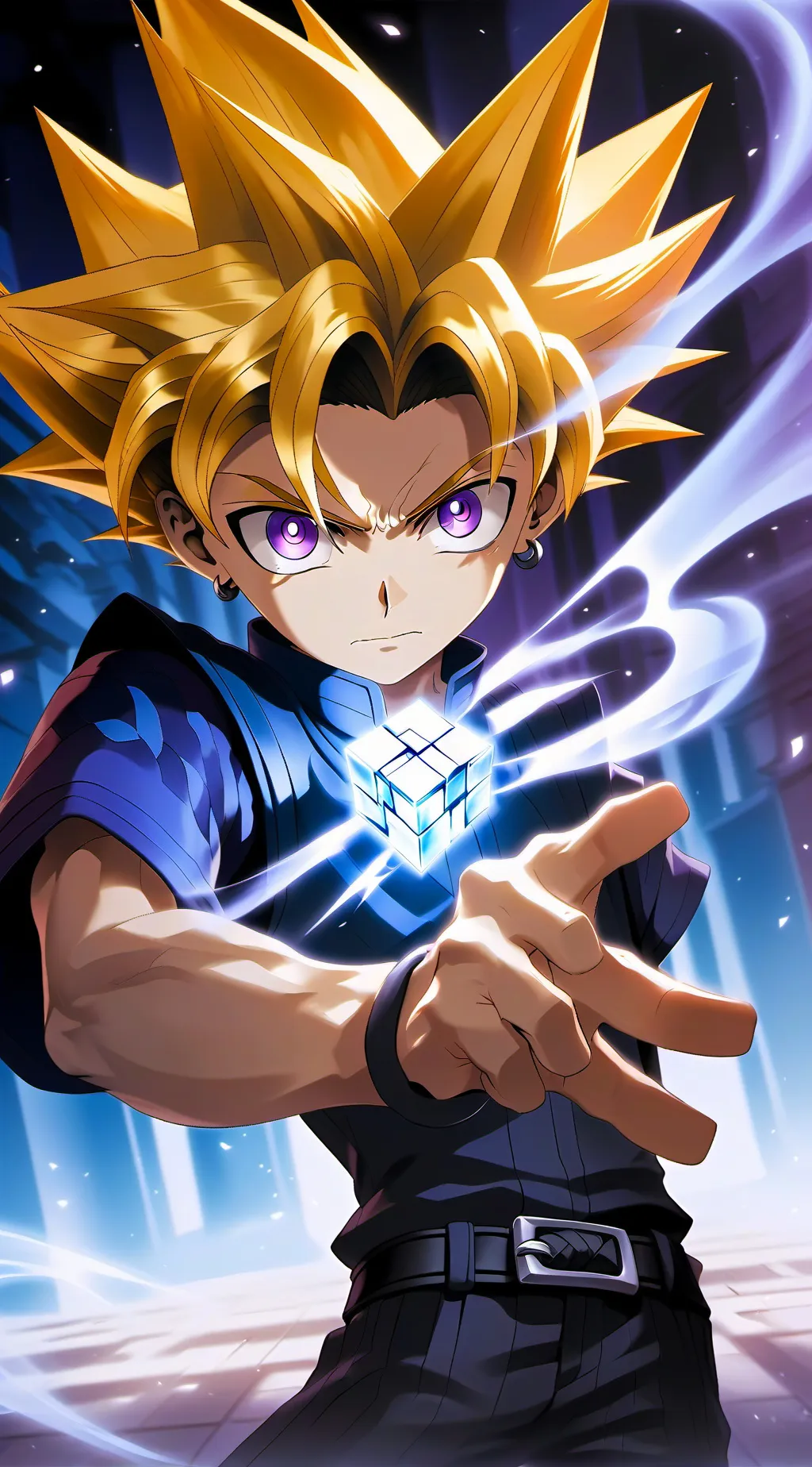 ai character: Yu-Gi-Oh background