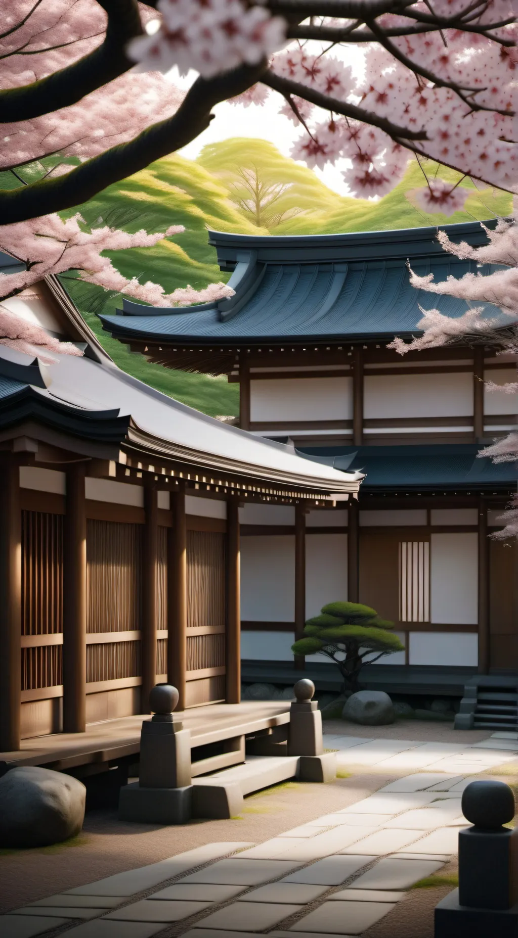 ai character: hashira meeting  background