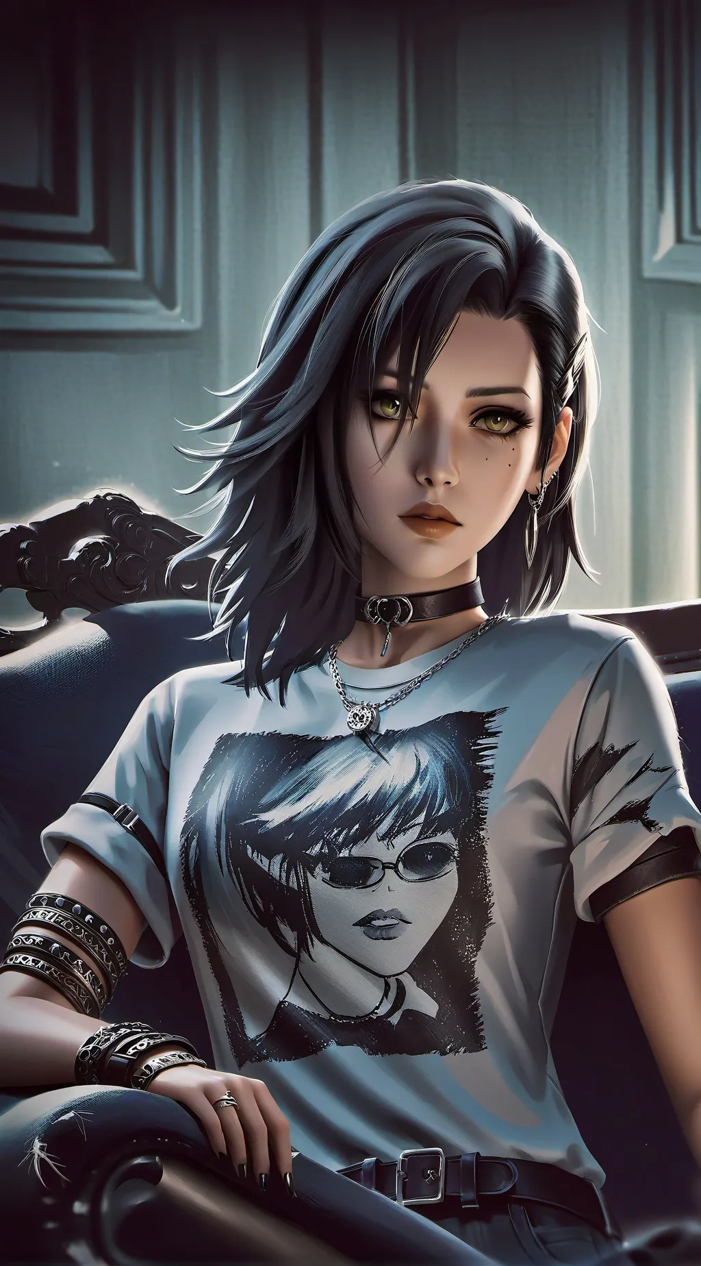 ai character: Emo  background