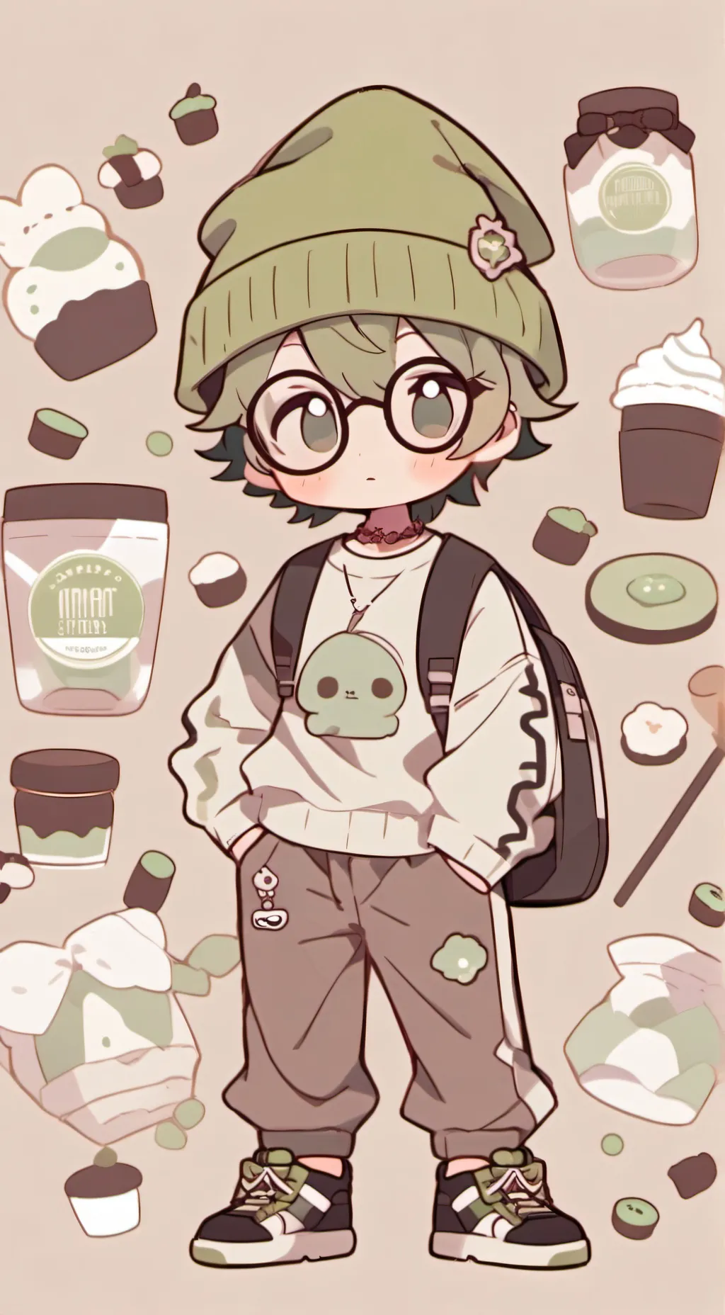 ai character: Gay friend group background