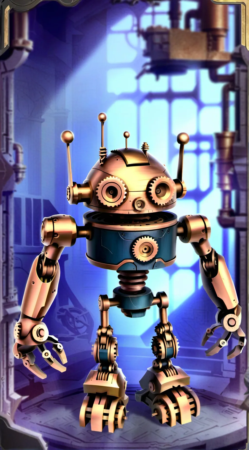 ai character: IQ test background