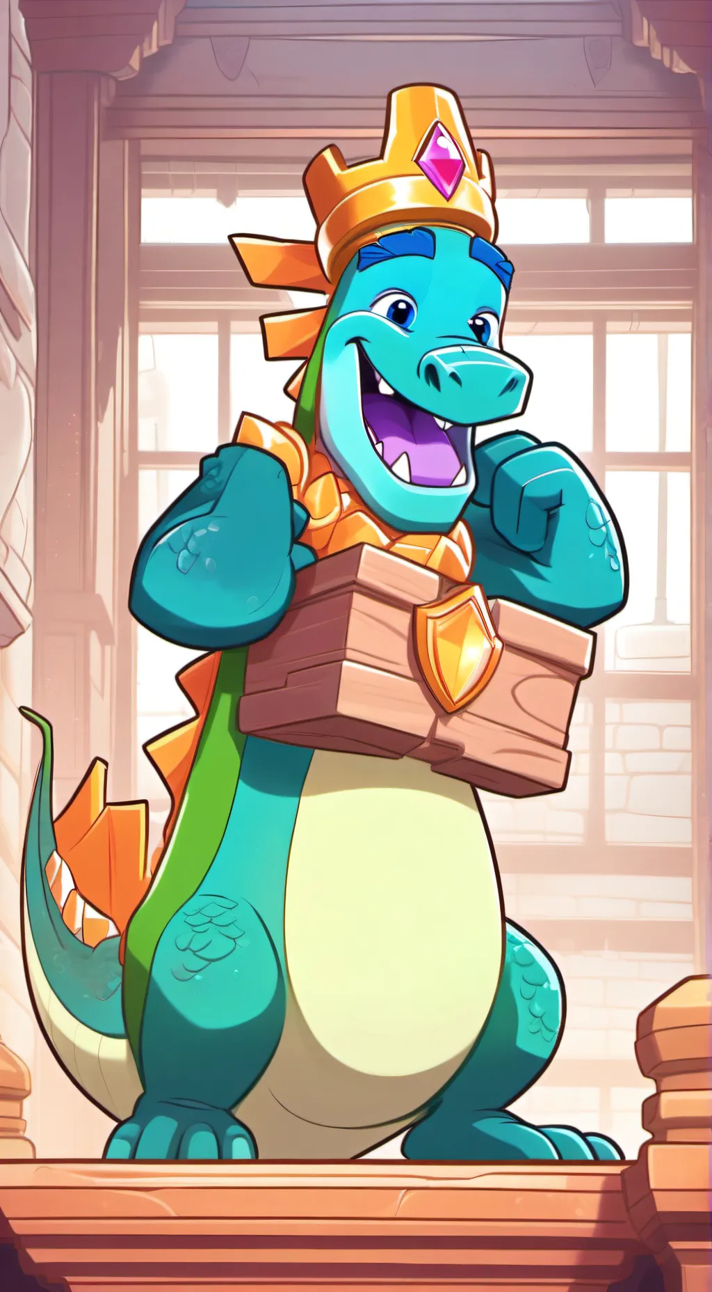 ai character: Rainbow friends background