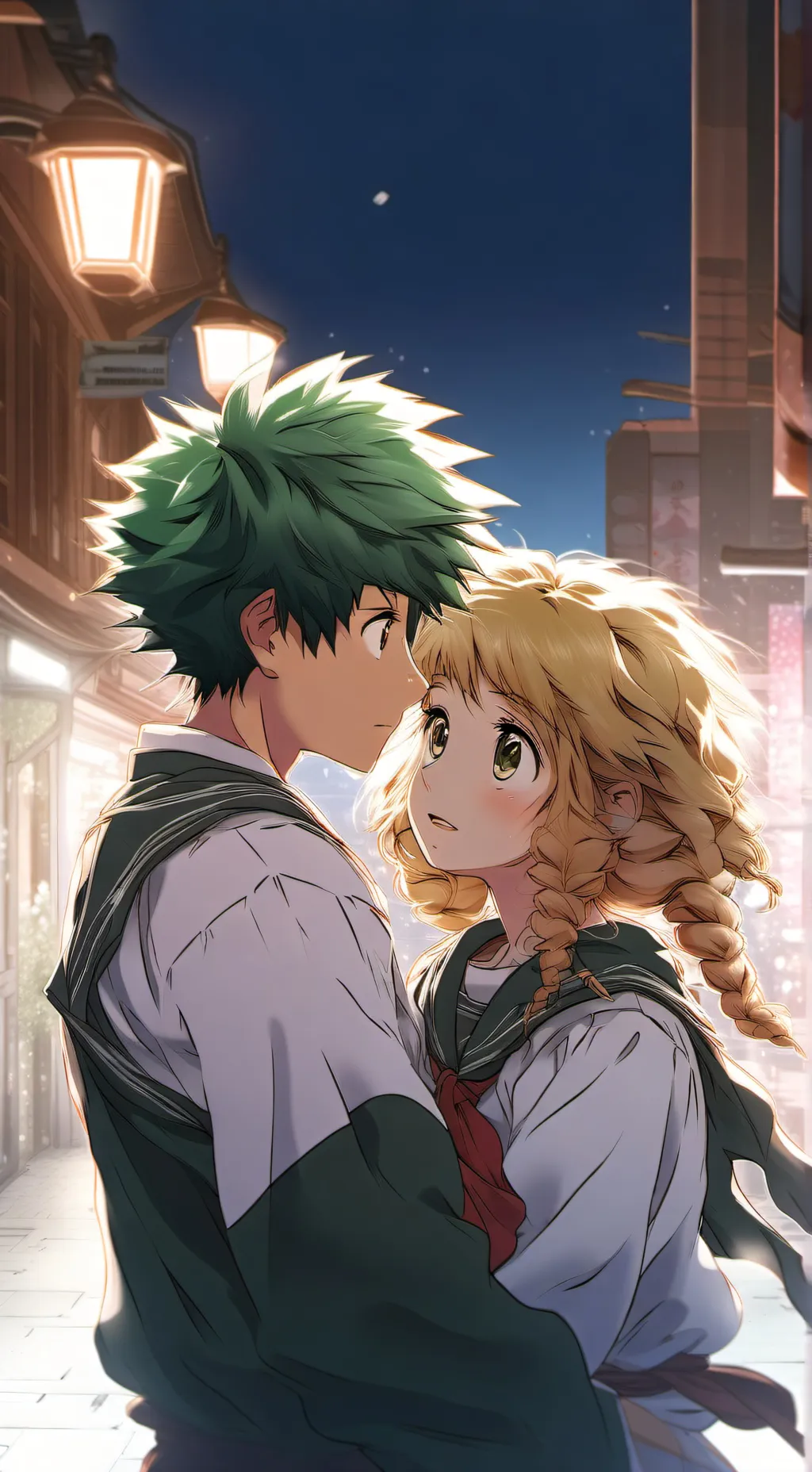 ai character: Deku x Toga background