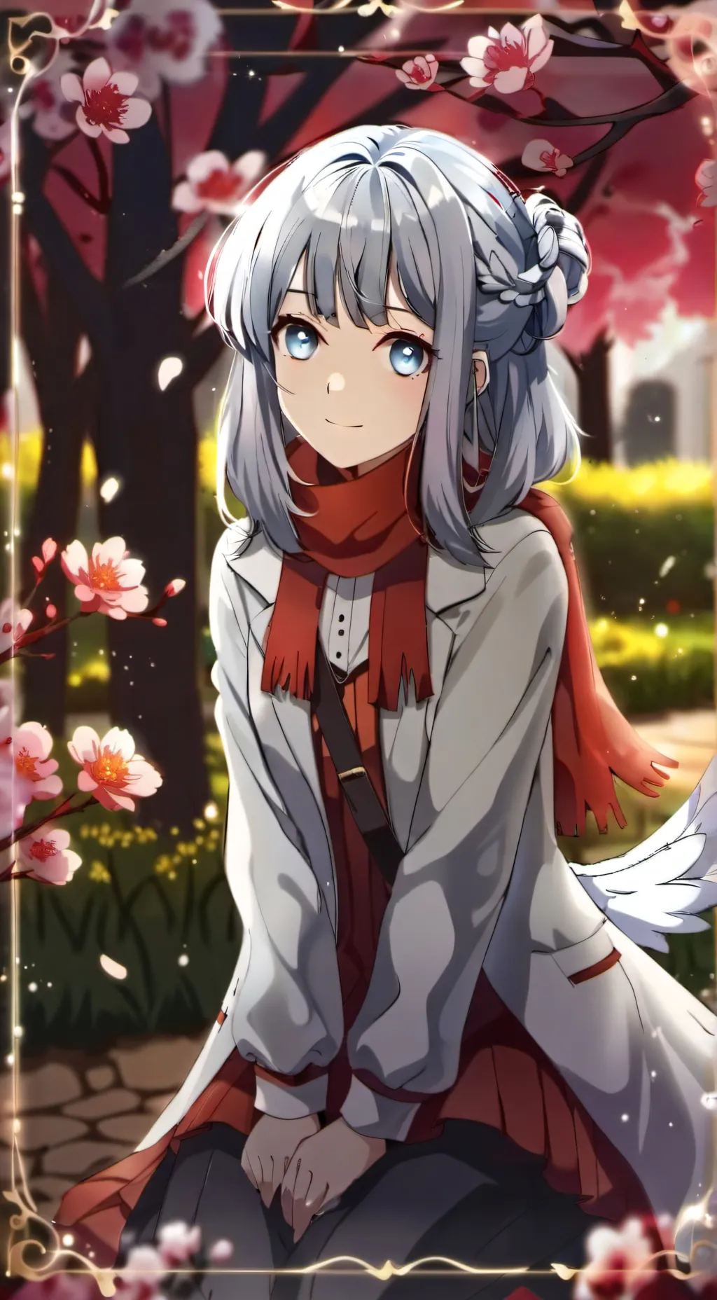 ai character: Oshino background