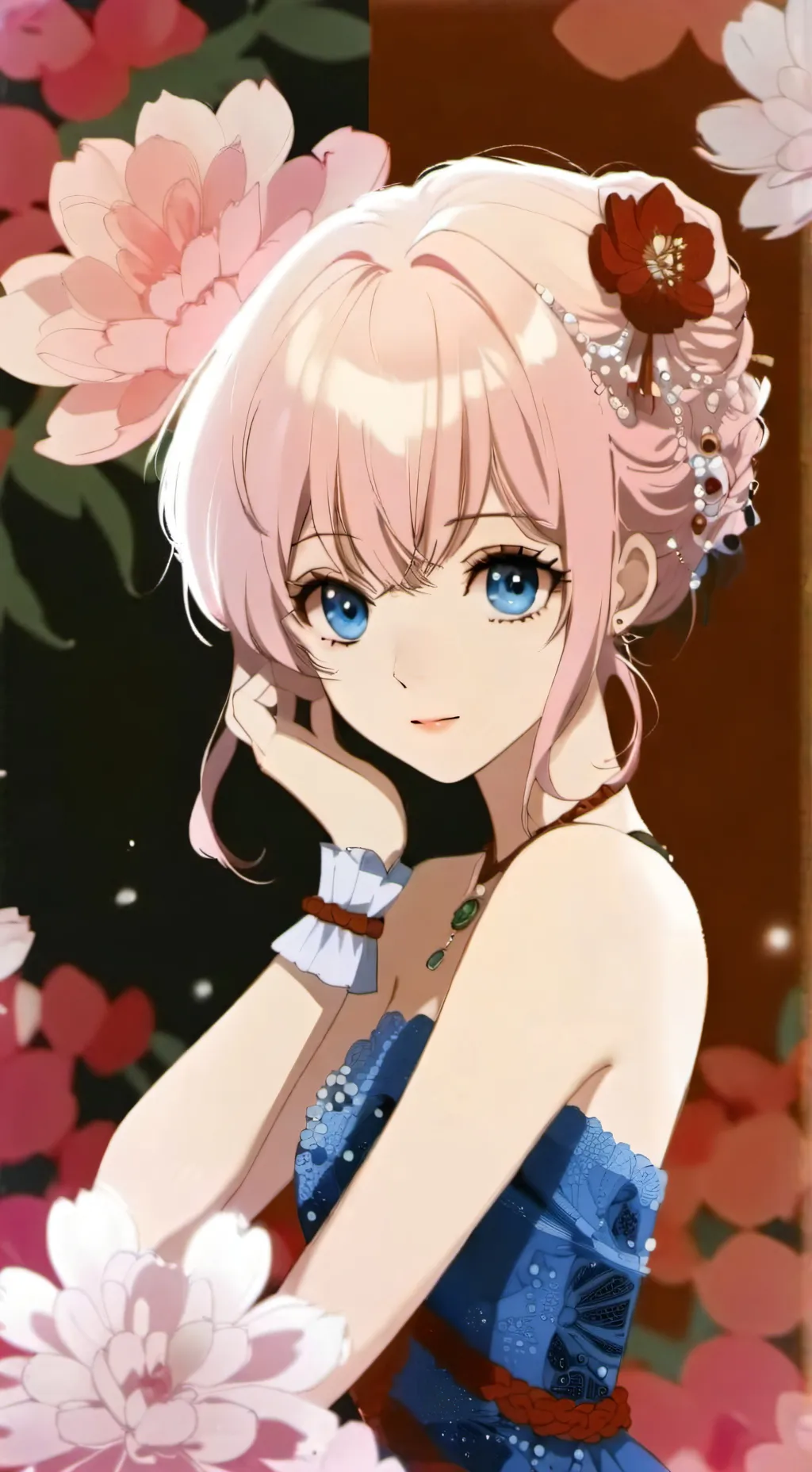 ai character: Luna khali background