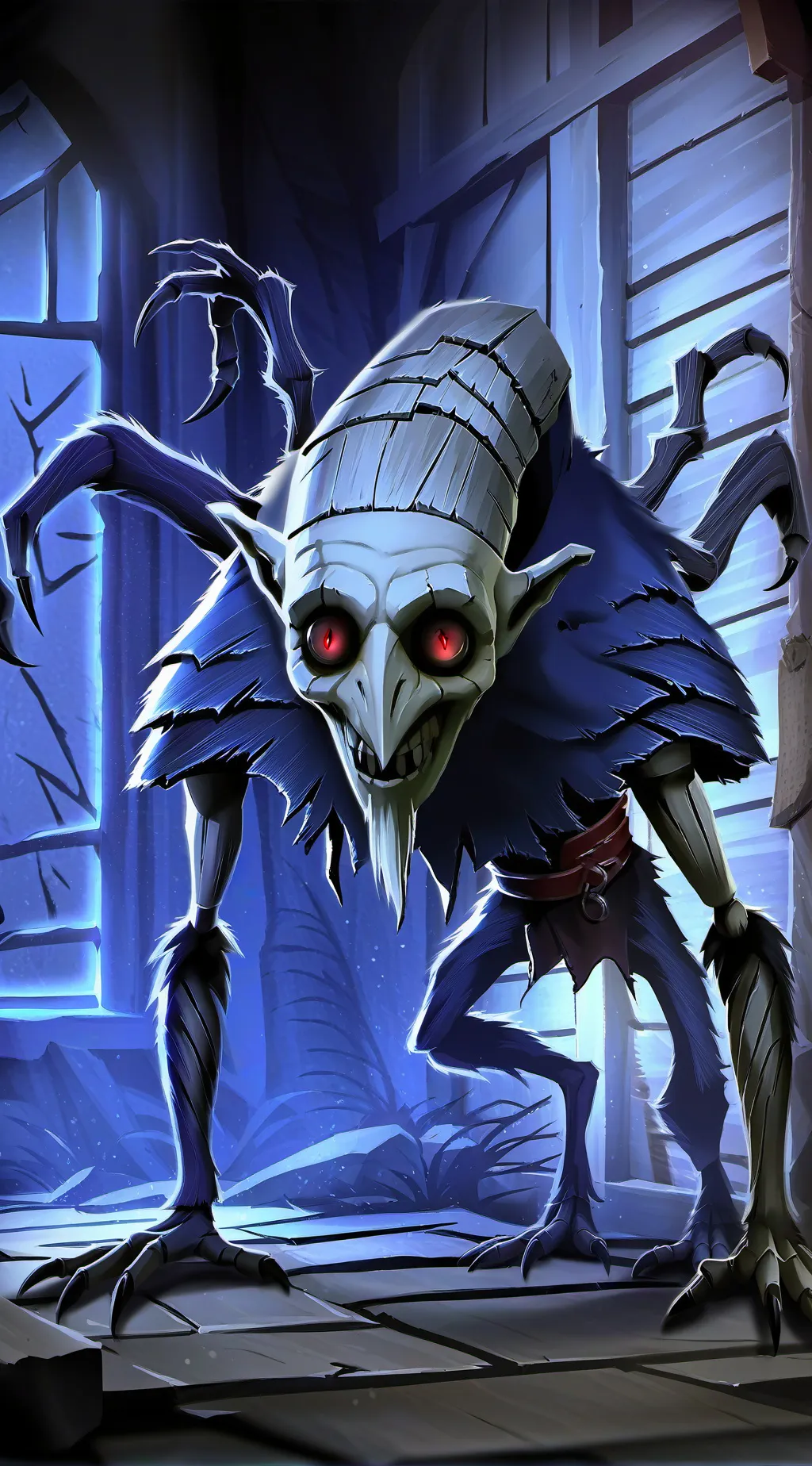 ai character: бабайка background