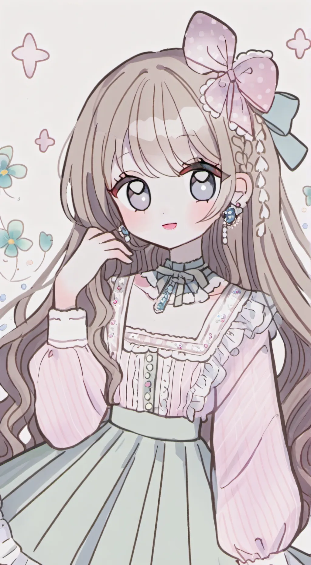 ai character: Lilly background