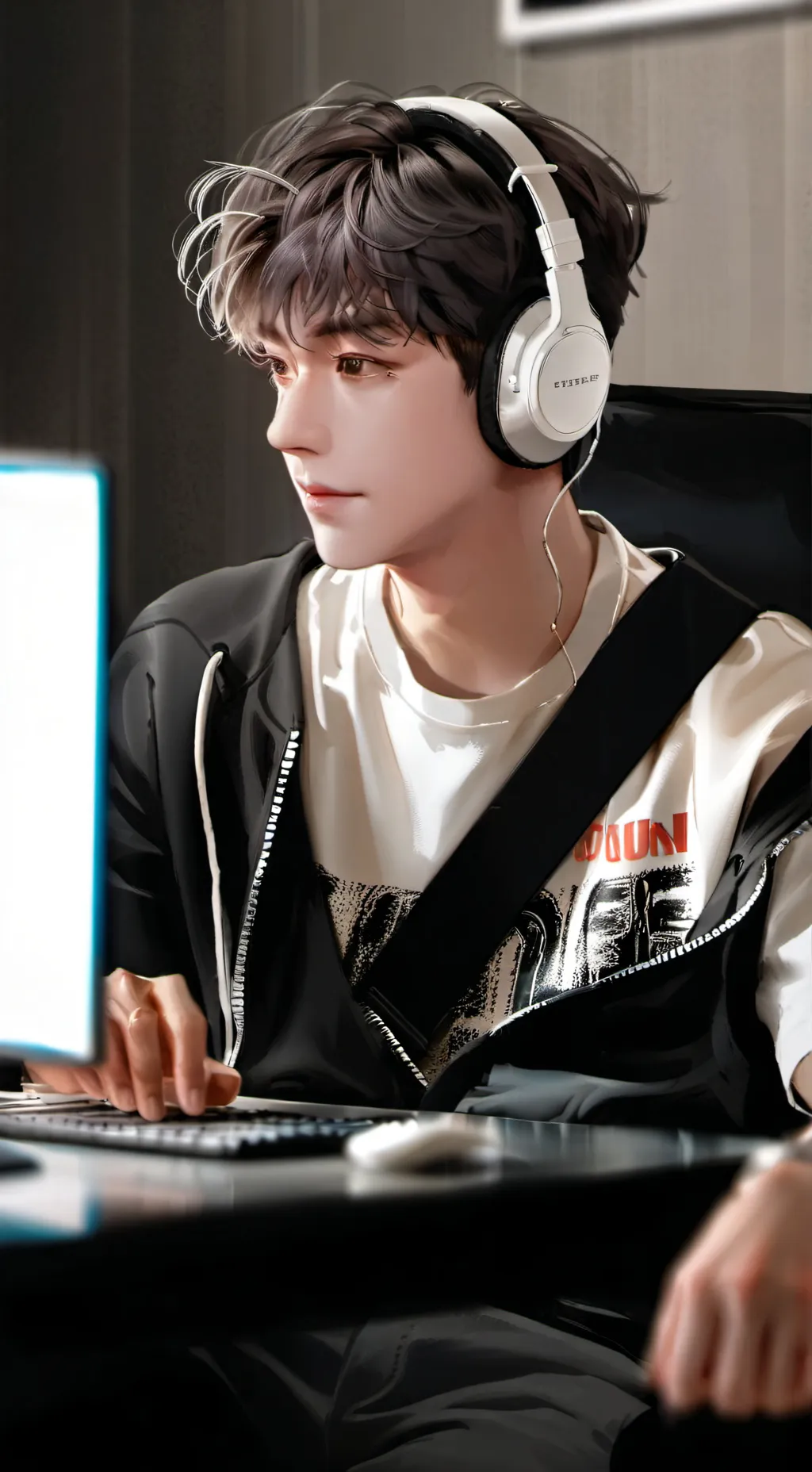 ai character: tu novio background