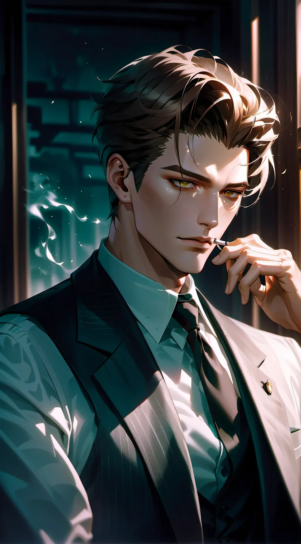 ai character: •Michele•(Solara)  background