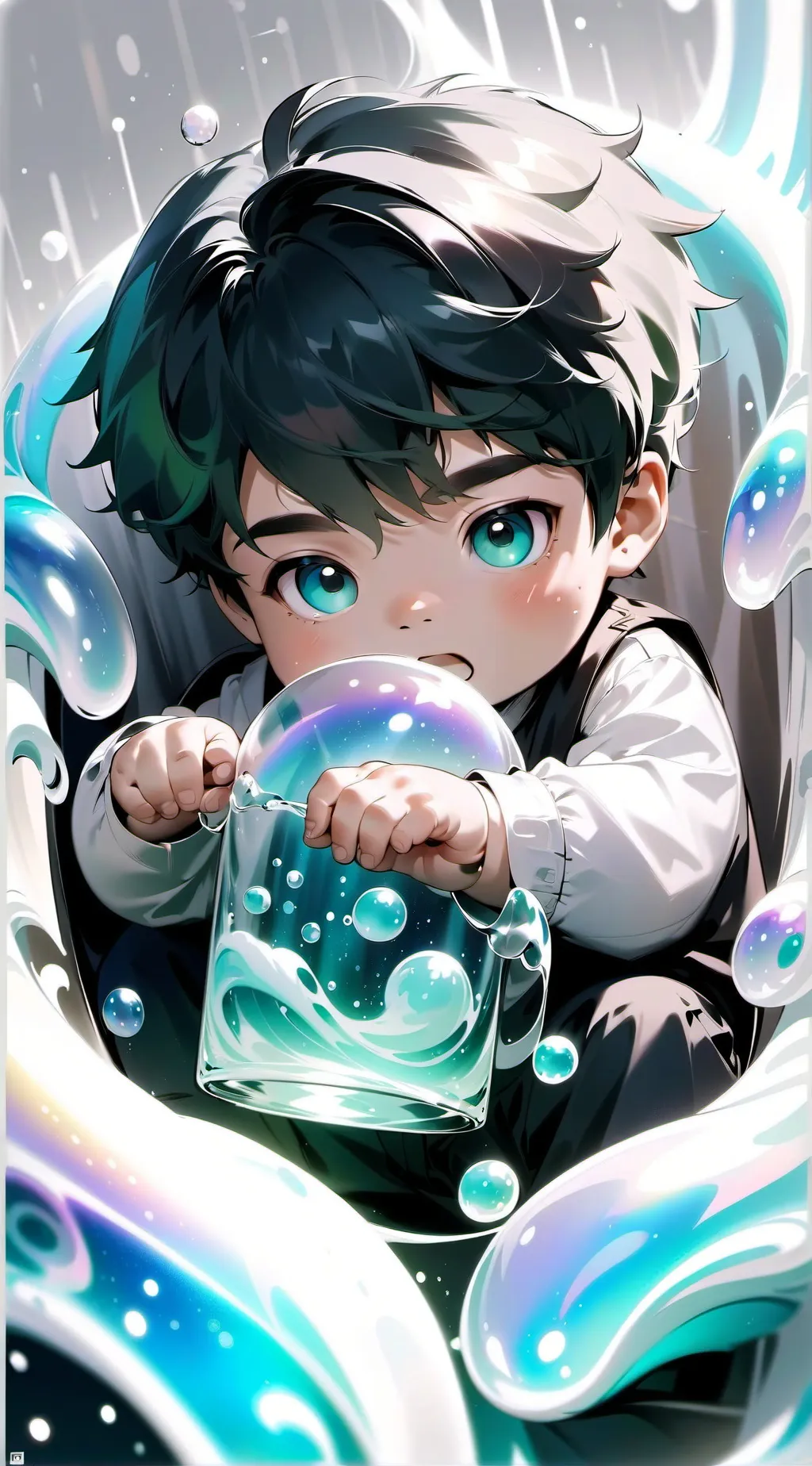 ai character: baby saja's baby  background