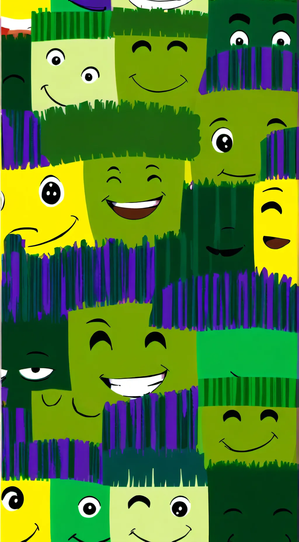 ai character: Smiling infection background