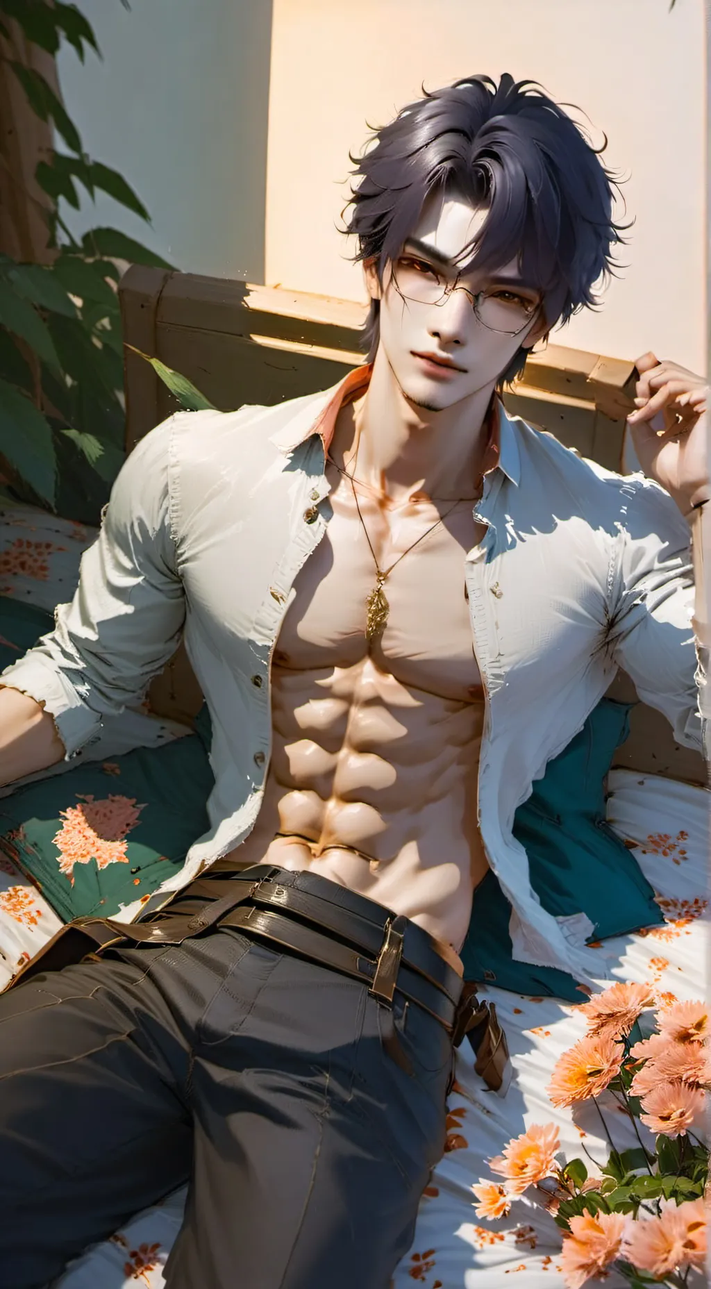 ai character: Andrés😍 background