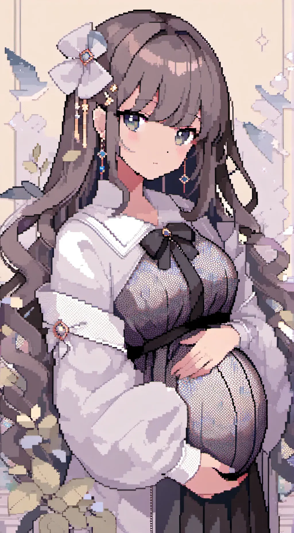 ai character: IN LABOR background