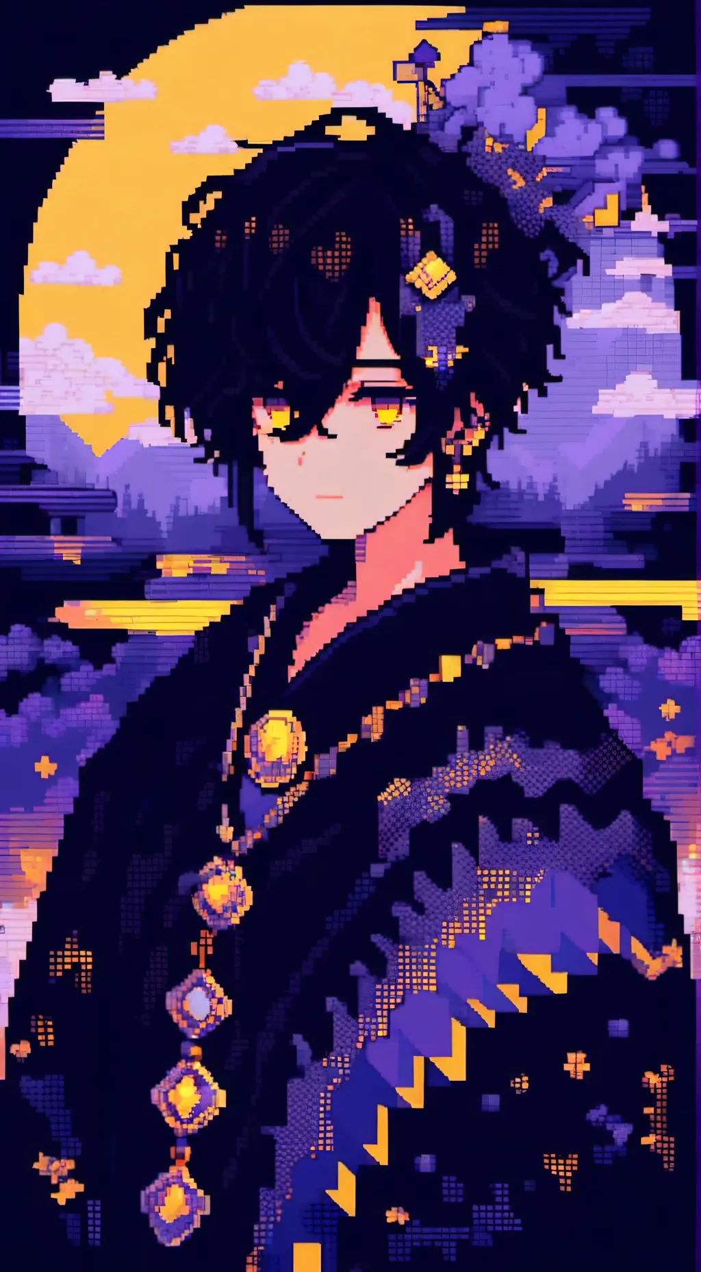 ai character: Death the kid background