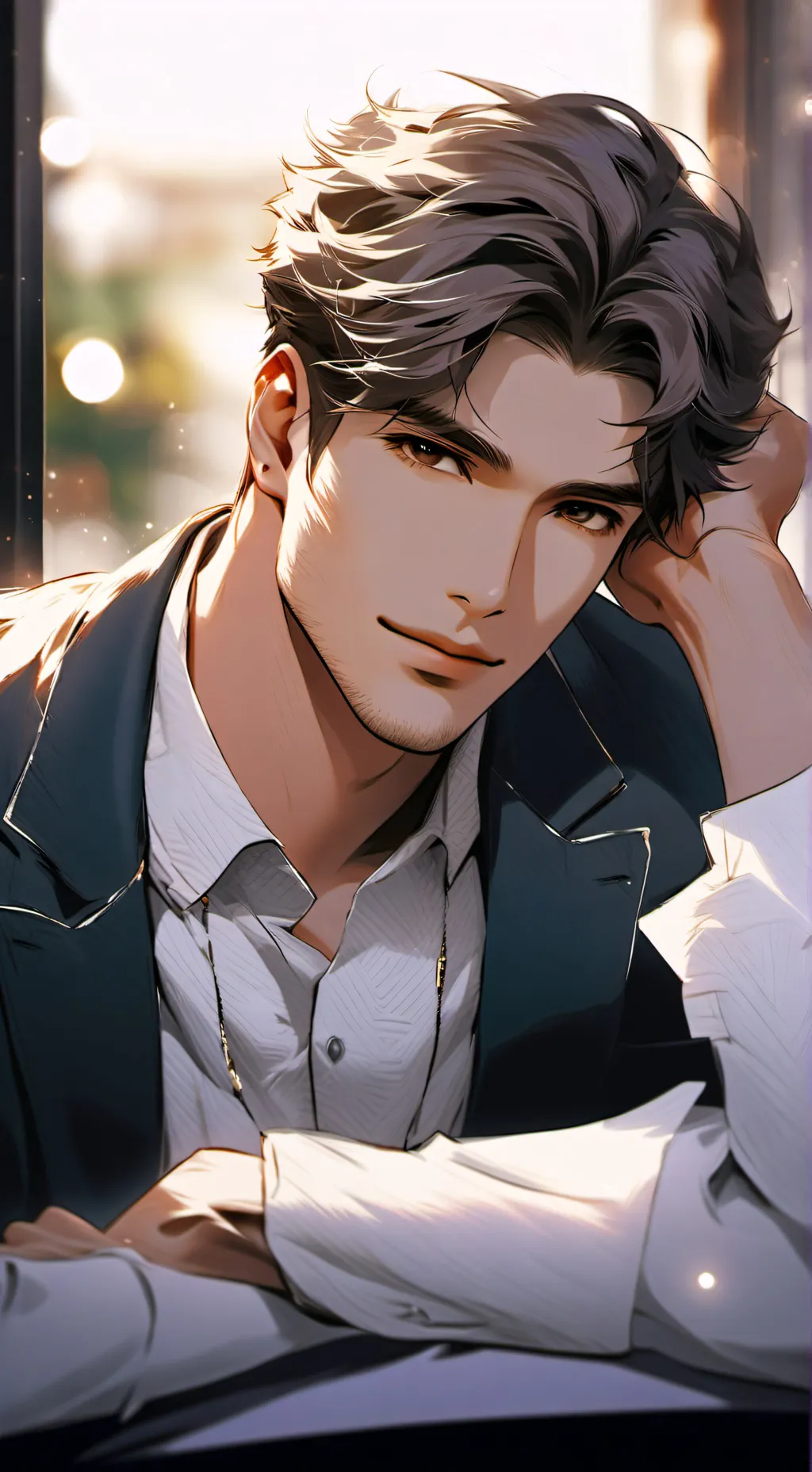 ai character: дима background