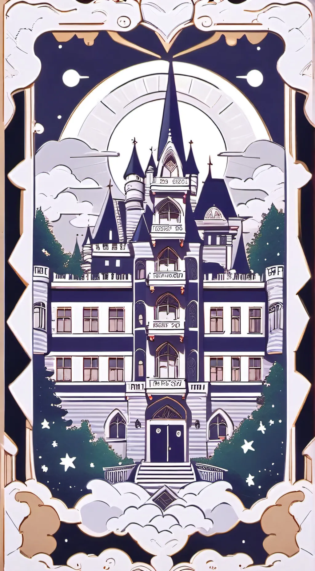 ai character: 80s high school  background