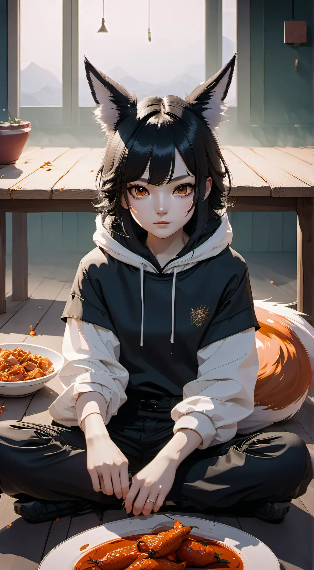 ai character: Sakaru (Hot Ones) background