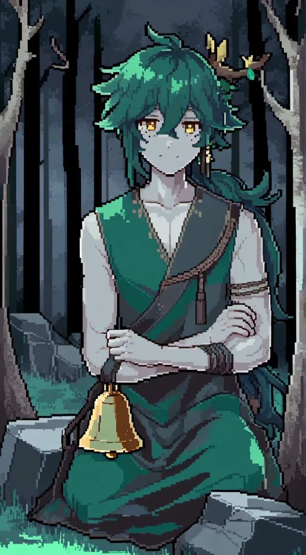 ai character: Stone :D background