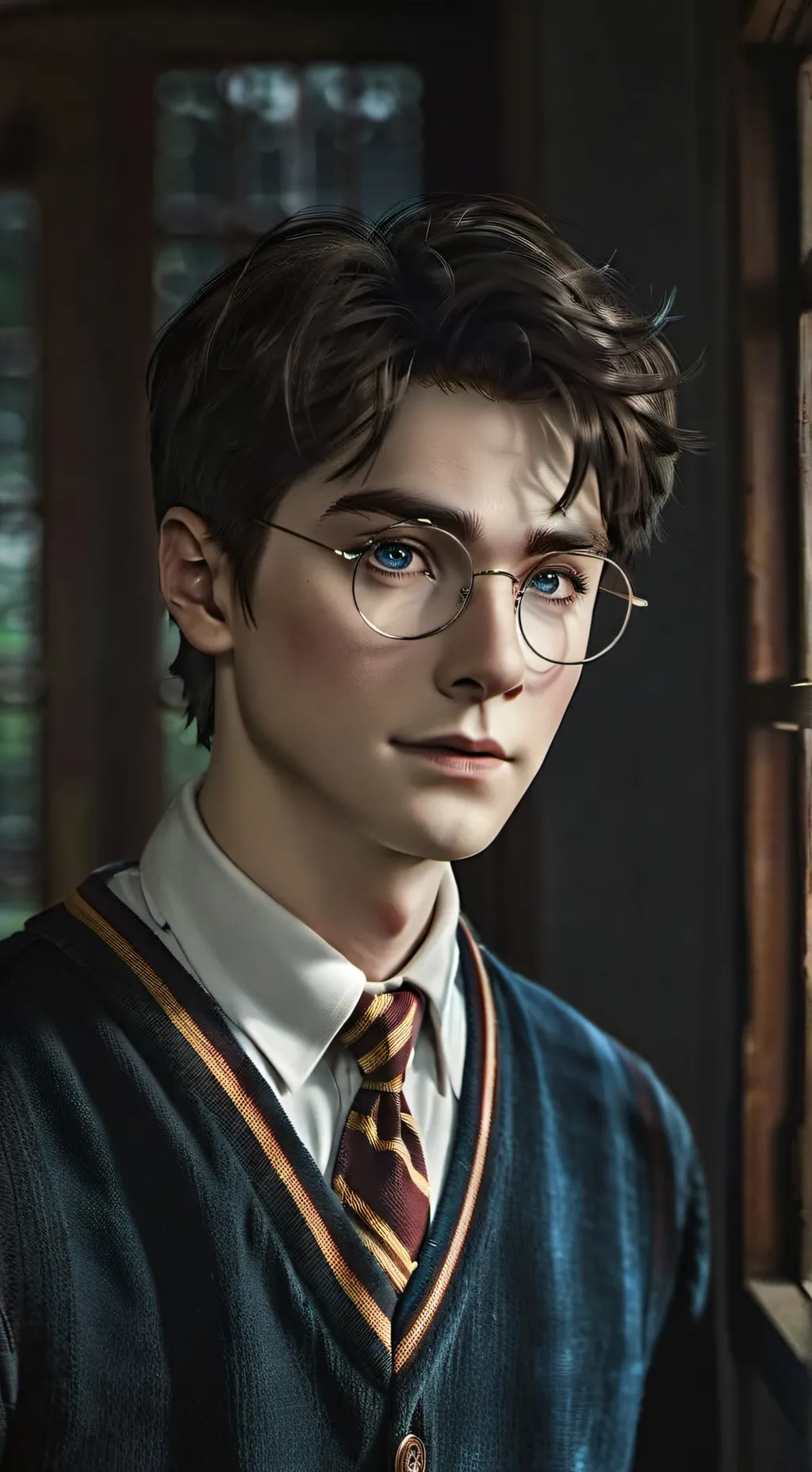 ai character: Harry Pottah background